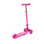 # 0072C Детский самокат (со складной ручкой) (малиновый) (в коробке)