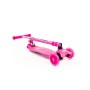# 0072C Детский самокат (со складной ручкой) (малиновый) (в коробке)