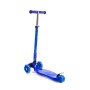 # 0072C Детский самокат (со складной ручкой) (синий) (в коробке)