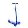 # 0072C Детский самокат (со складной ручкой) (синий) (в коробке)