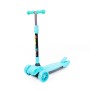 TJ-705L Детский самокат (со складной ручкой) (бирюзовый) (в коробке)