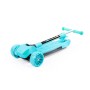 TJ-705L Детский самокат (со складной ручкой) (бирюзовый) (в коробке)