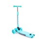 TJ-705L Детский самокат (со складной ручкой) (бирюзовый) (в коробке)
