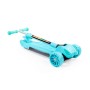 TJ-705L Детский самокат (со складной ручкой) (бирюзовый) (в коробке)