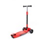 TJ-705L Детский самокат (со складной ручкой) (красно-чёрный) (в коробке)