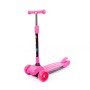 TJ-705L Детский самокат (со складной ручкой) (малиновый) (в коробке)