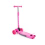 TJ-705L Детский самокат (со складной ручкой) (малиновый) (в коробке)