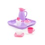 Набор детской посуды "Алиса" с подносом на 2 персоны (Pretty Pink)