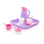 Набор детской посуды "Алиса" с подносом на 2 персоны (Pretty Pink)