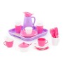 Набор детской посуды "Алиса" с подносом на 4 персоны (Pretty Pink)