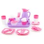 Набор детской посуды "Алиса" с подносом на 4 персоны (Pretty Pink)