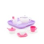Набор детской посуды "Алиса" с подносом на 2 персоны (13 элементов) (в сеточке)