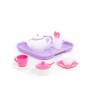 Набор детской посуды "Алиса" с подносом на 2 персоны (13 элементов) (в сеточке)