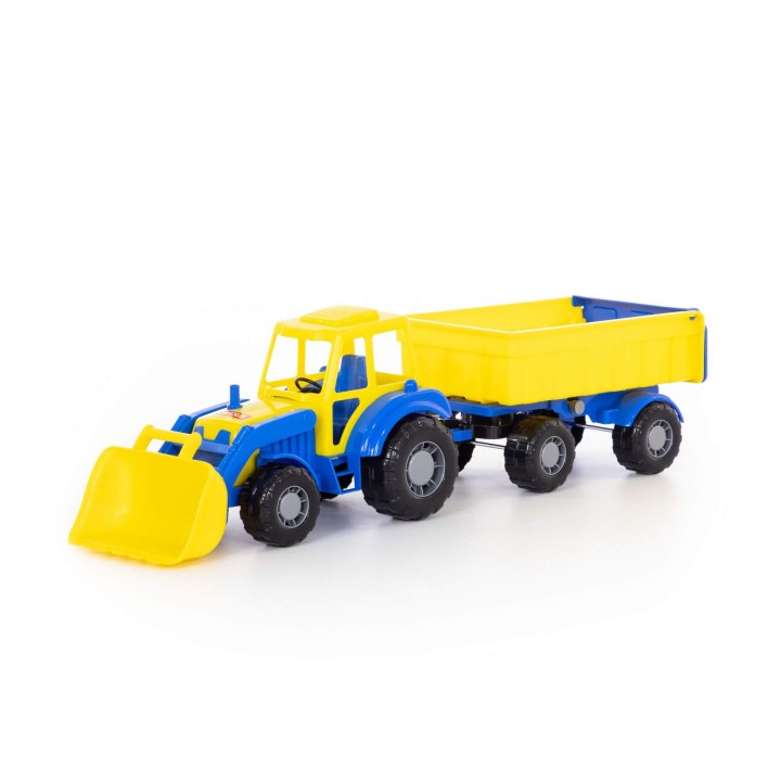 "Алтай", трактор с прицепом №1 и ковшом