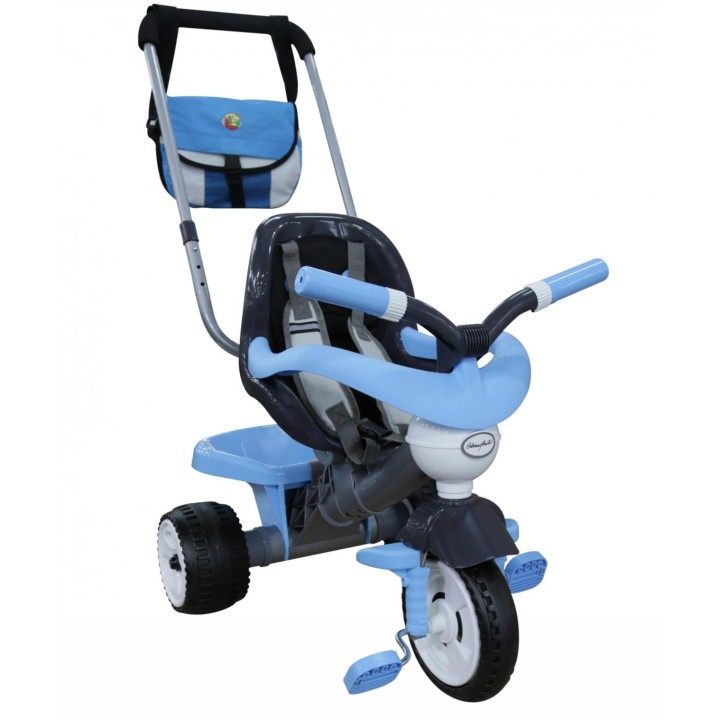 Велосипед 3-х колёсный "Амиго" с ограждением, ручкой, ремешком, мягким сиденьем и сумкой