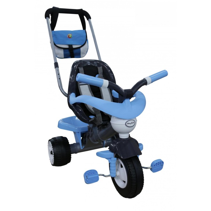 Велосипед 3-х колёсный "Амиго №3" с ограждением, ручкой, ремешком, мягким сиденьем и сумкой