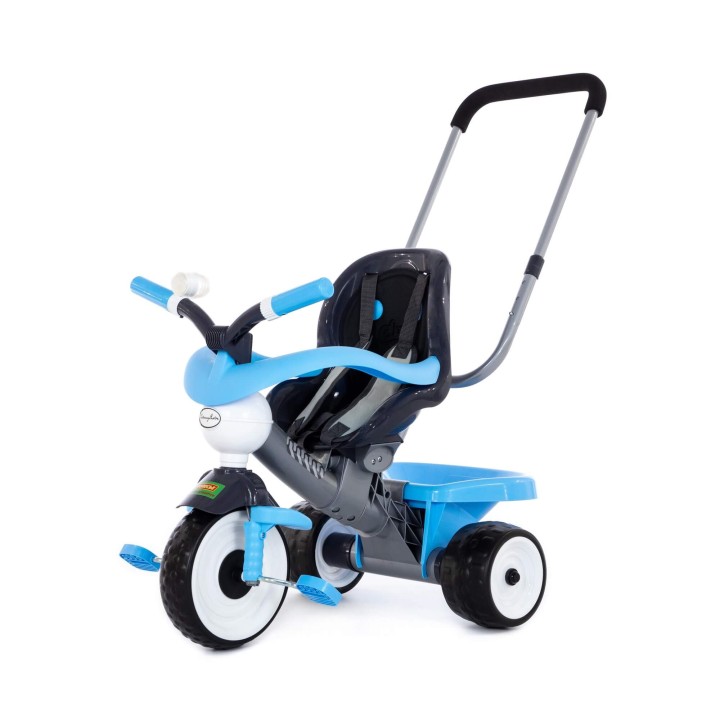 Велосипед 3-х колёсный "Амиго №2" с ограждением, клаксоном, ручкой, ремешком и мягким сиденьем