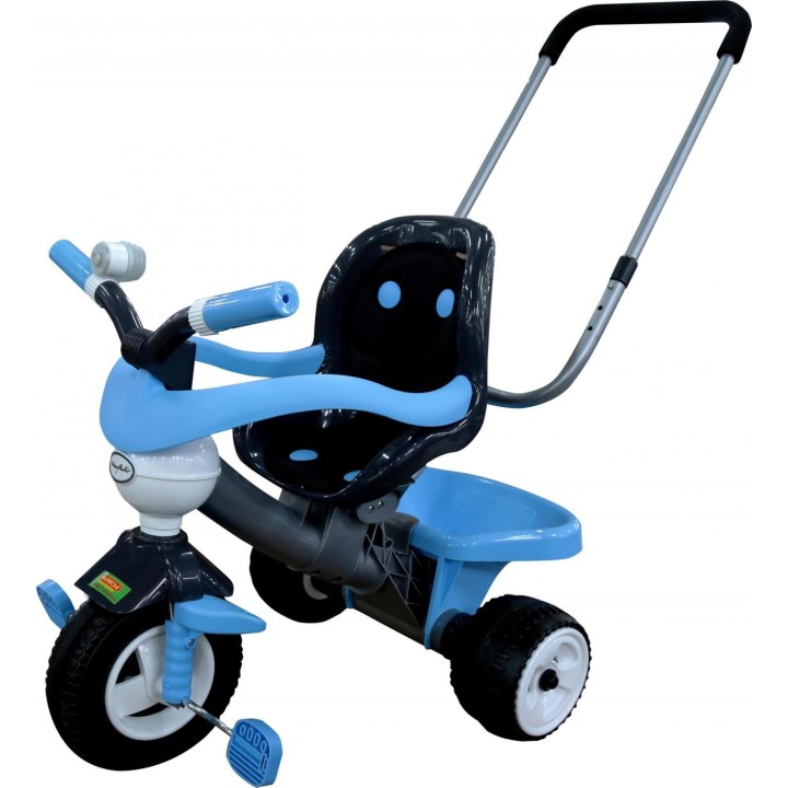 Велосипед 3-х колёсный "Амиго №3" с ограждением, клаксоном, ручкой и мягким сиденьем