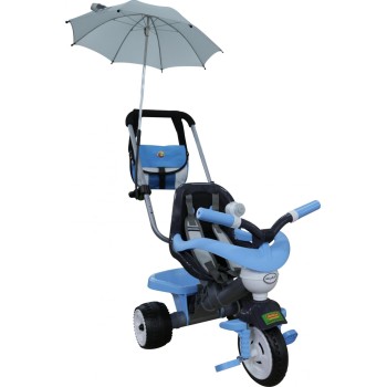 Велосипед 3-х колёсный "Амиго" с ограждением, клаксоном, ручкой, ремешком, мягким сиденьем, сумкой и зонтиком