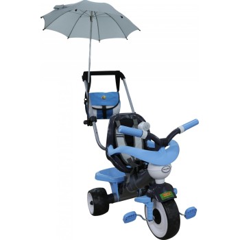 Велосипед 3-х колёсный "Амиго №2" с ограждением, клаксоном, ручкой, ремешком, мягким сиденьем, сумкой и зонтиком