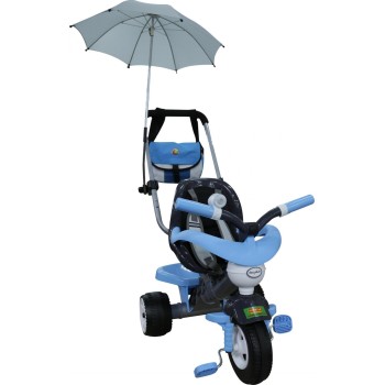 Велосипед 3-х колёсный "Амиго №3" с ограждением, клаксоном, ручкой, ремешком, мягким сиденьем, сумкой и зонтиком