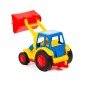 "Базик", трактор-погрузчик (в сеточке)