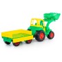 "Чемпион", трактор с ковшом и прицепом (в сеточке)