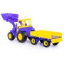 "Чемпион", трактор с ковшом и прицепом (в сеточке)