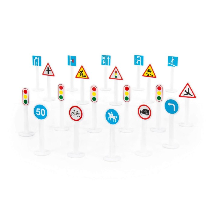 Набор дорожных знаков №2 (20 элементов) (в пакете)