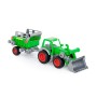 "Фермер-техник", трактор-погрузчик с полуприцепом №2 (в коробке)