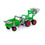 "Фермер-техник", трактор-погрузчик с полуприцепом (в сеточке)