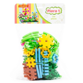 Конструктор "Флора 1" (126 элементов) (в мешке)