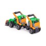 "ГрипТрак", трактор-погрузчик с полуприцепом для животных (в коробке)