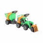 "ГрипТрак", трактор-погрузчик с полуприцепом (в сеточке)
