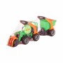 "ГрипТрак", трактор-погрузчик с полуприцепом (в сеточке)