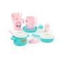 Набор детской посуды "Хозяюшка" на 2 персоны (V4) (18 элементов) (в сеточке)