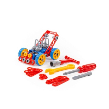 Конструктор "Изобретатель" - "Автомобиль №1" (90 элементов) (в пакете)