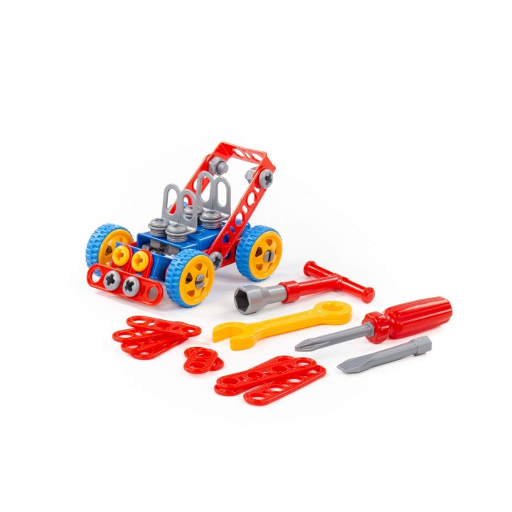 Конструктор "Изобретатель" - "Автомобиль №1" (90 элементов) (в пакете)