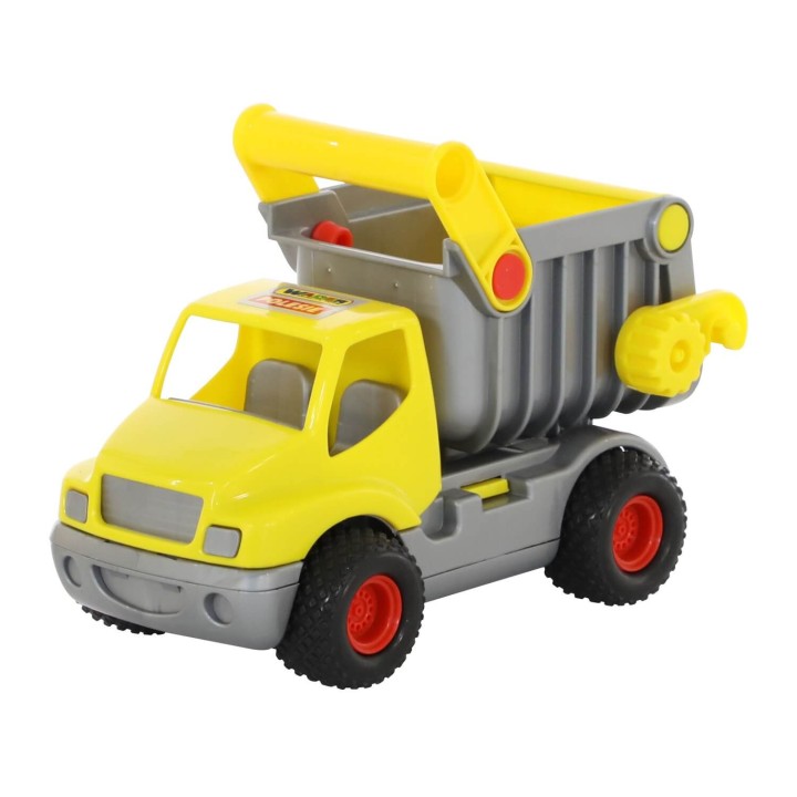 "КонсТрак", автомобиль-самосвал (жёлтый) (в сеточке)