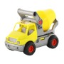 "КонсТрак", автомобиль-бетоновоз (жёлтый) (в сеточке)