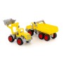 "КонсТрак", трёхосный автомобиль-самосвал + "КонсТрак", трактор-погрузчик (в коробке)