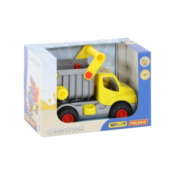 "КонсТрак", автомобиль-самосвал (жёлтый) (в коробке)