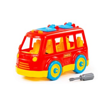 Конструктор-транспорт "Автобус" (в сеточке)