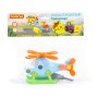 Конструктор-транспорт "Вертолёт" (16 элементов) (в пакете)