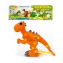 Конструктор-динозавр "Тираннозавр" (40 элементов) (в пакете)