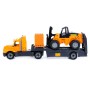 "Майк", автомобиль-трейлер + автокар + конструктор "Супер-Микс" - 30 элементов на поддоне (в лотке)