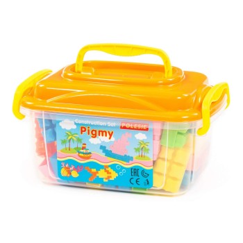 Конструктор "Малютка" (60 элементов) (в контейнере)