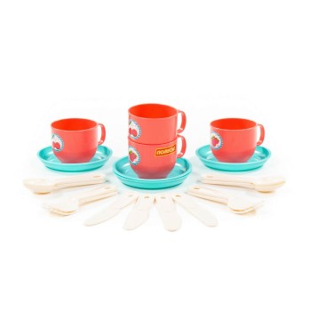 Набор детской посуды "Минутка" на 4 персоны (V3) (20 элементов) (в сеточке)
