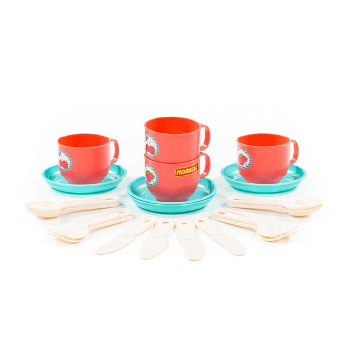 Набор детской посуды "Минутка" на 4 персоны (V3) (20 элементов) (в сеточке)