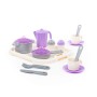Набор детской посуды "Настенька" с подносом на 2 персоны